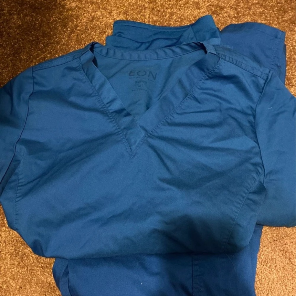 Maevn royal blue scrub set